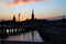 Stockholm sunset skyline