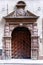 Stockholm, Sweden, Ancient front door in the old town