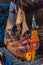 STOCKHOLM, SWEDEN, APRIL 20, 2019: Large restorated Vasa ship is one of the highlights of Stockholm, Sweden