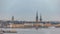 Stockholm Sweden, city skyline time lapse at Gamla Stan