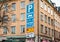 STOCKHOLM, SWEDEN - JANUARY, 2020: Swedish car parking road sign with parking rules in the background of city streets