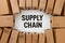 StockImage Supply chain visualization carton cardboard boxes arranged on white