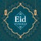 StockPhoto Intricate Islamic patterns and Eid Mubarak greeting enrich dynamic poster