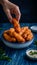 StockPhoto Studio spotlight chicken tenders, a mouthwatering snack in focus