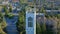 Stockton, California, Aerial View, University of the Pacific, Burns Tower