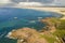 The Stockton Sand Dunes and Tasman Sea at Birubi Point in regional Australia