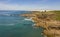 The Stockton Sand Dunes and Tasman Sea at Birubi Point in regional Australia