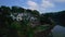 Stoke Gabriel and River Dart from a drone, Devon, England