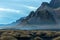 Stokksnes and the Vestrahorn South Iceland beautiful Mountain and Landscape