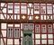 Stolberg carved wood facades in Harz Germany