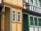 Stolberg facades in Harz mountains Germany