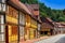 Stolberg facades in Harz mountains Germany