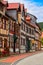 Stolberg facades in Harz mountains Germany