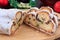 Stollen; german style cake for christmas