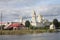 Stolobny island, Nilov Monastery, Seliger lake in Russia