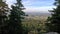 Stolowe Mountains. View of the Czech Republic. National Park of Poland