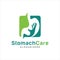 Stomach Care logo design template