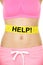 Stomach help - woman with body weight problems