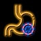 Stomach Infection neon glow icon illustration