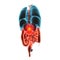 Stomach organ pain illustration