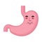 Stomach sleeping emoji face avatar. Belly fell asleep emotions.