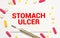 Stomach ulcer on the diagnosis list, medical concept