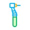 Stomatology Dentist Reamer Vector Thin Line Icon