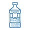 Stomatology Dentist Tooth Wash doodle icon hand drawn illustration