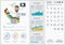 Stomatology flat design Infographic Template