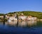 Stomorska, Croatia. Panoramic view from the bay.