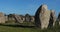 The stone alignments,Carnac, Morbihan, Brittany, France