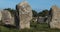 The stone alignments,Carnac, Morbihan, Brittany, France