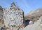 The stone along trek Annapurna