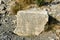 Stone with ancient Greek script. Chimaera Mount. Turkey