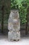 Stone ancient woman antiquated ruins statue