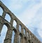 Stone aqueduct in segovia, Spain