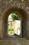 Stone arch in alley