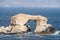 Stone arch called `La Portada` on the north coast of Chile next to the city of Antofagasta