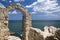 Stone arch at cape Kaliakra, Bulgaria