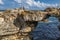 Stone arch on a cliffs in Tyulenovo, Bulgaria