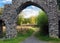 Stone Arch At The Entry Of The Black Moor In The Rhoen Mountains Germany On A Beautiful Sunny Autumn Day