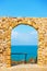 Stone arch gate in Cefalu