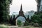 Stone Arch Gate of Khao Na Nai Luang Dharma Park in Surat Thani