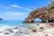 The Stone arch at Khai Island, Tarutao National Park, Satun Province, Thailand