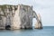 Stone Arch in Normandy coast in France