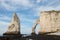 Stone Arch in Normandy coast in France