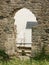 Stone arch ruin in Talmont sur gironde