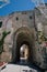 Stone arch Trullo trulli old wtite city in Italy