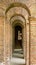 Stone archs in Museum of the Walls of Rome