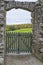 Stone archway view